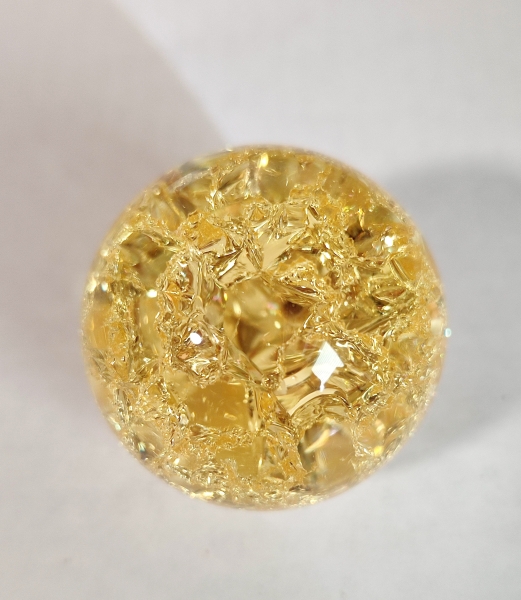 Goldgelb 40mm - Kristallglas